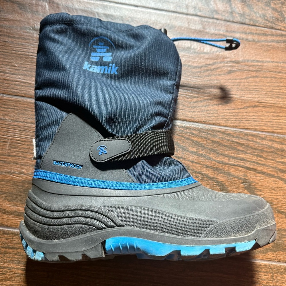 Kamik Kids' Blue and Black Snow Boots